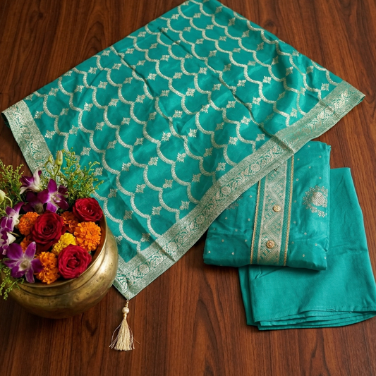 Pure Crepe Silk 3-Piece Suit Fabric