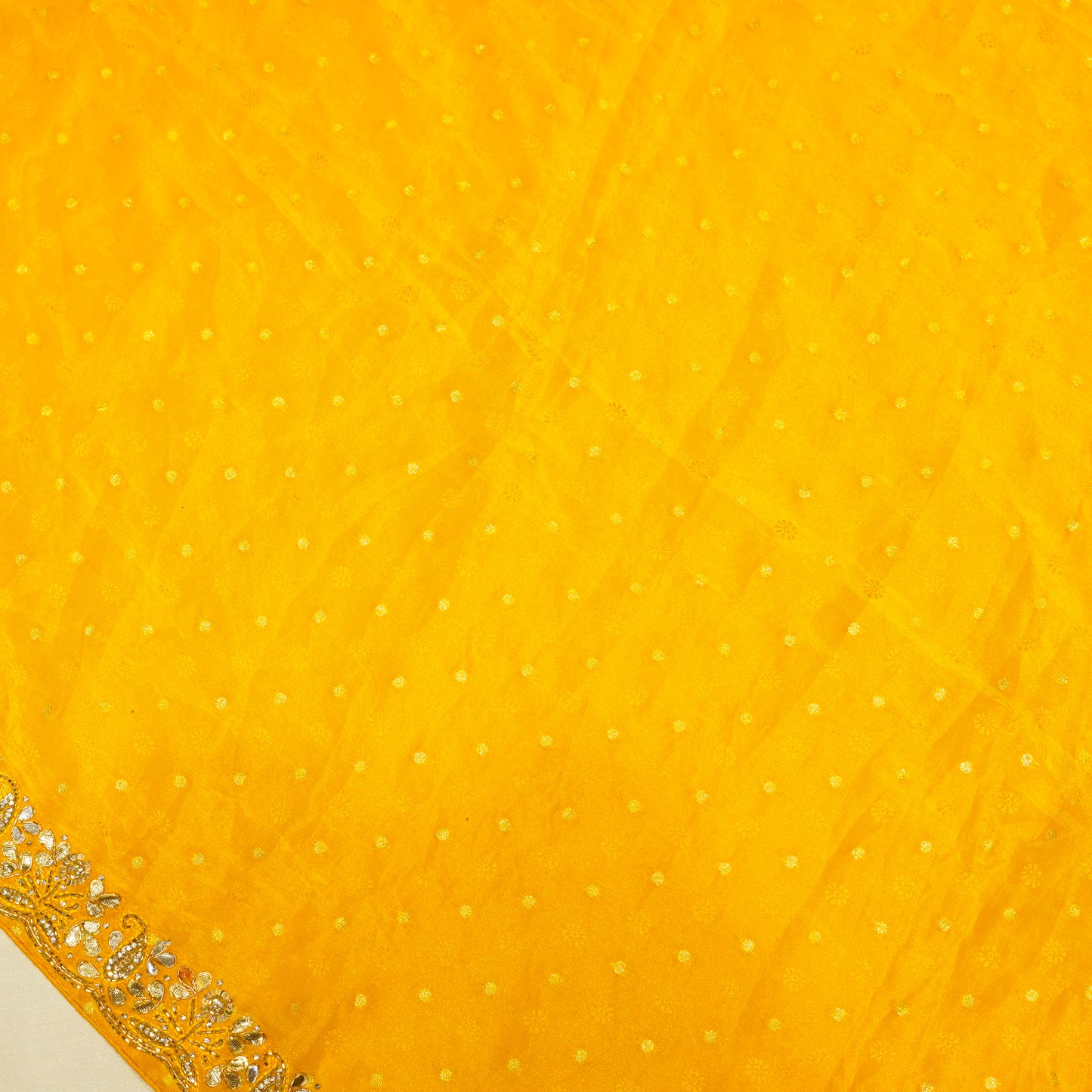 Royal Golden Yellow Saree