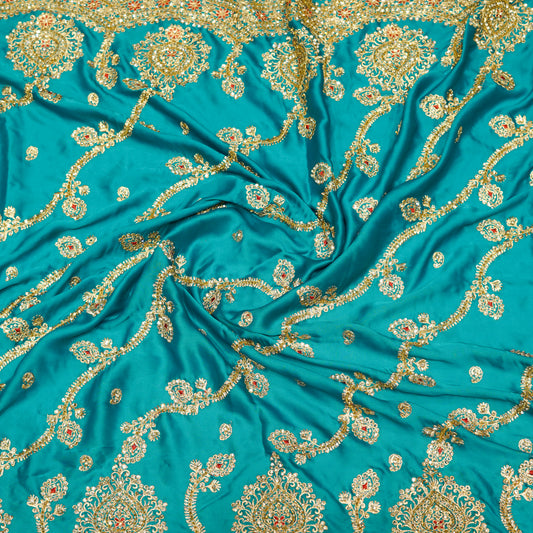 Luxury Saree with Hand Embroidery