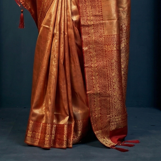 Golden Tissue Silk Saree