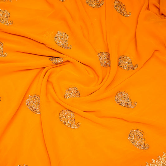 Mustard Yellow Saree