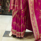Royal Pink Banarasi Silk Saree