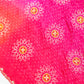 Pink Red Multicolour Pure Crepe Saree