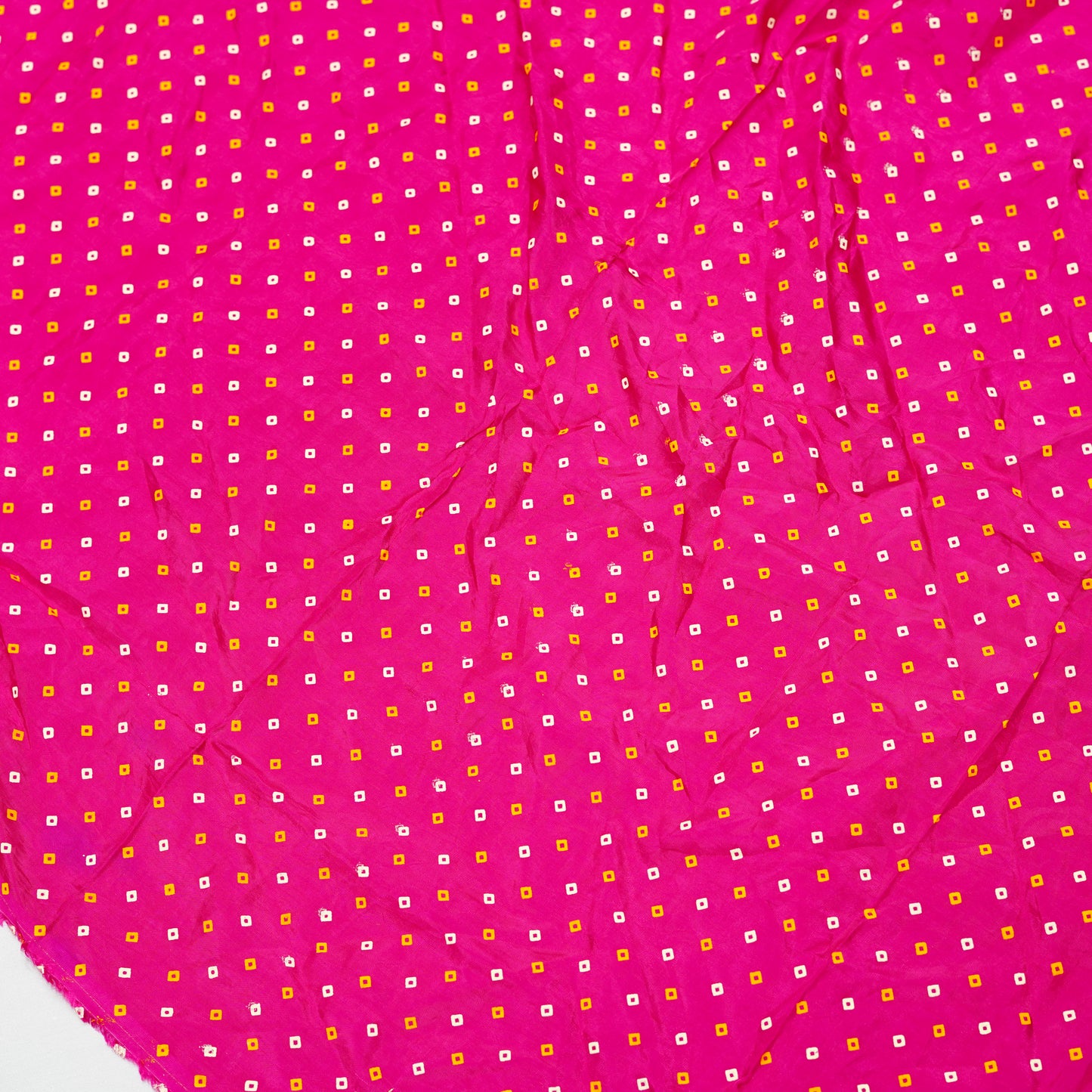Pink Red Multicolour Pure Crepe Saree