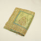 Mint Green Pure Crepe Silk Saree