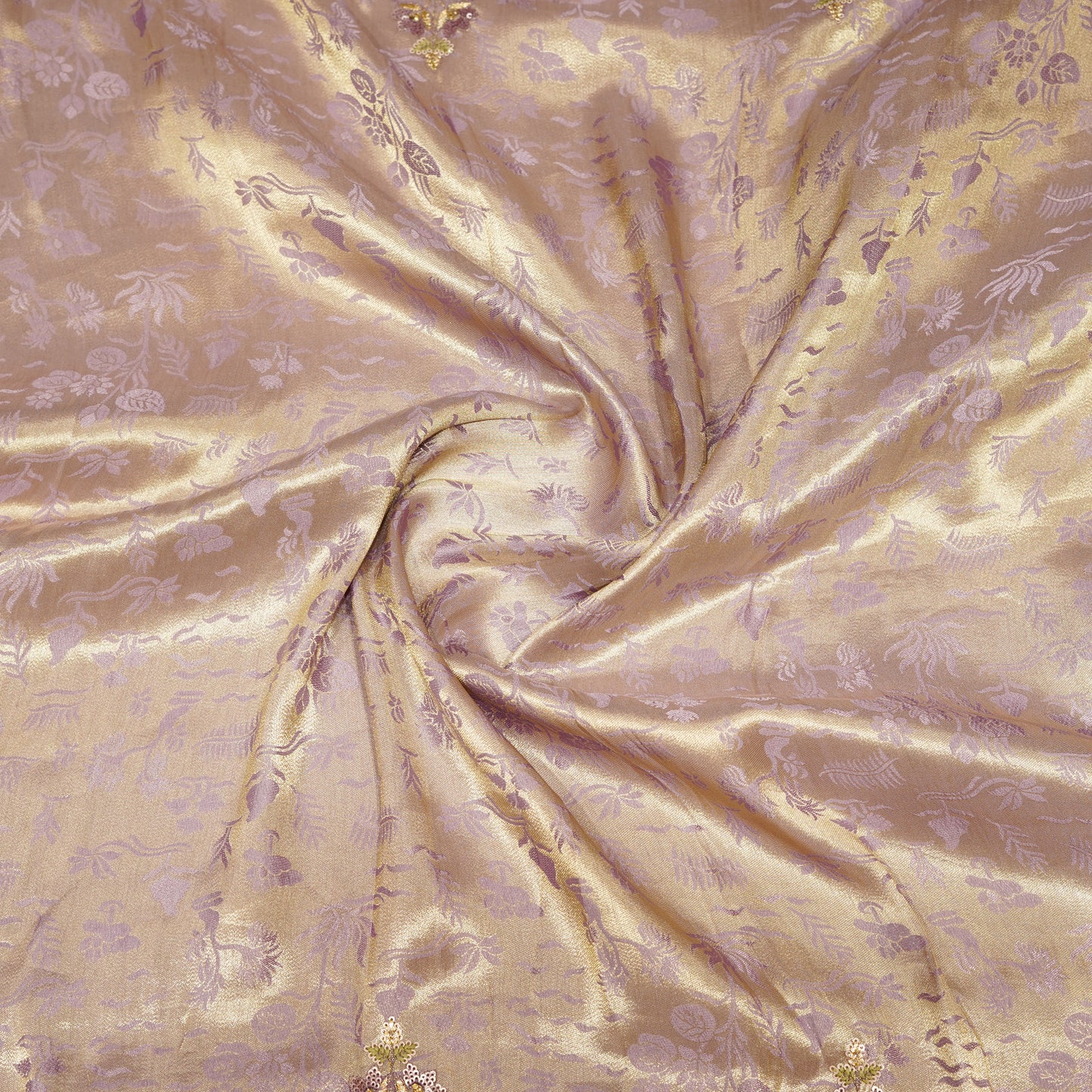 Royal Lilac Jamawar Saree