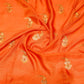 Luxury Orange Satin Silk Saree