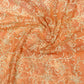 Peach Floral Net Saree