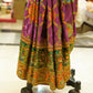 Royal Purple & Rust Orange Saree