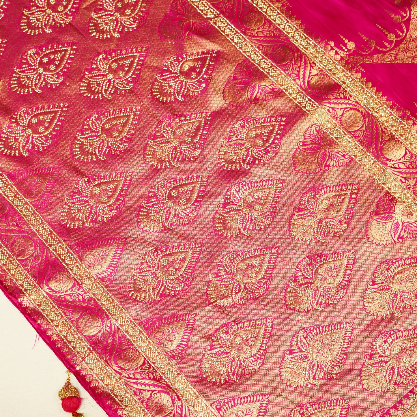Royal Pink Banarasi Silk Saree