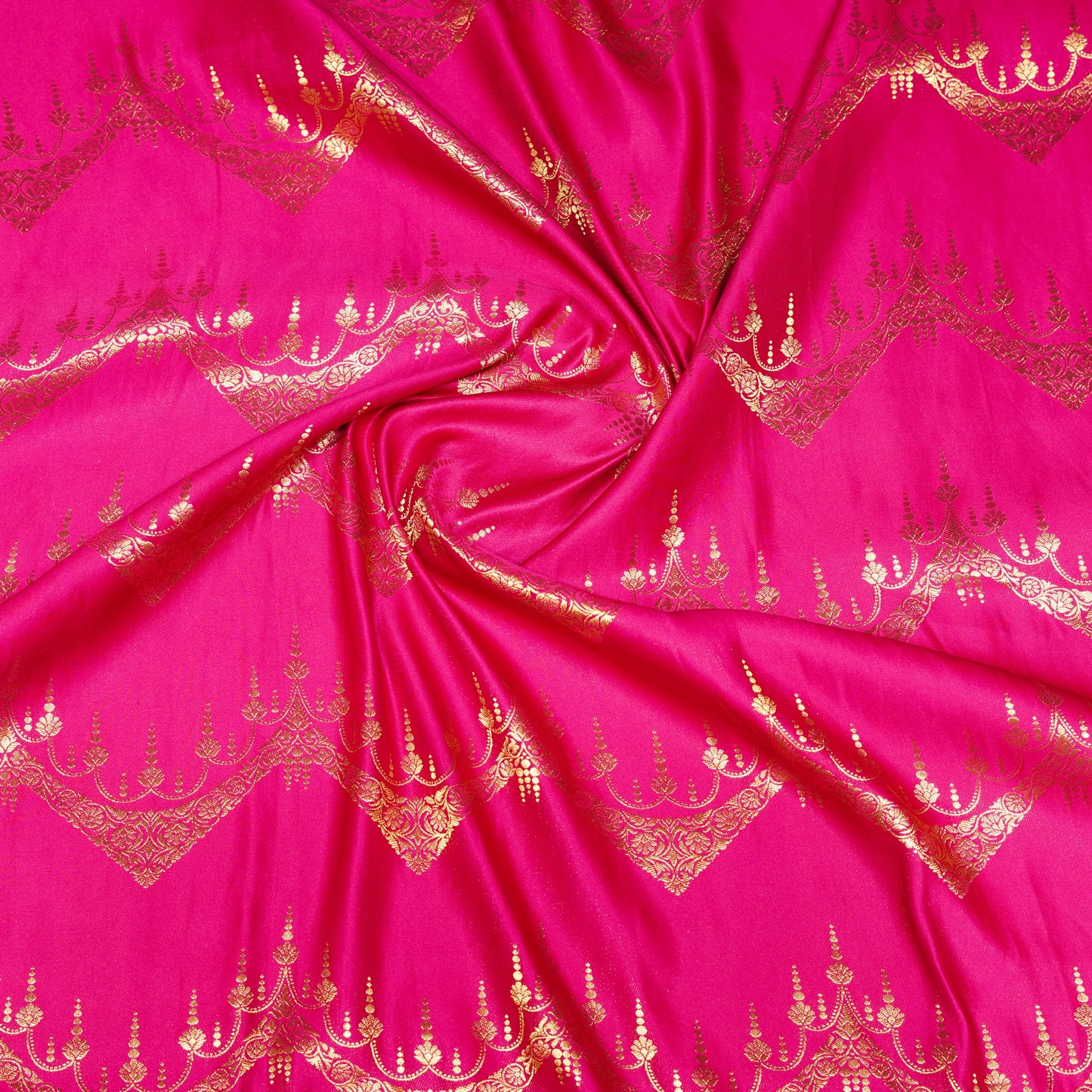 Royal Pink Banarasi Silk Saree