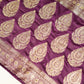 Luxury Purple Silk Saree