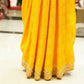 Royal Golden Yellow Matka Silk Saree