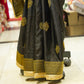 Elegant Black Dola Silk Saree