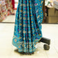 Royal Blue Ghat Chola Print Dolla Silk Saree