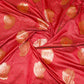 Maroon Semi Katan Silk Saree