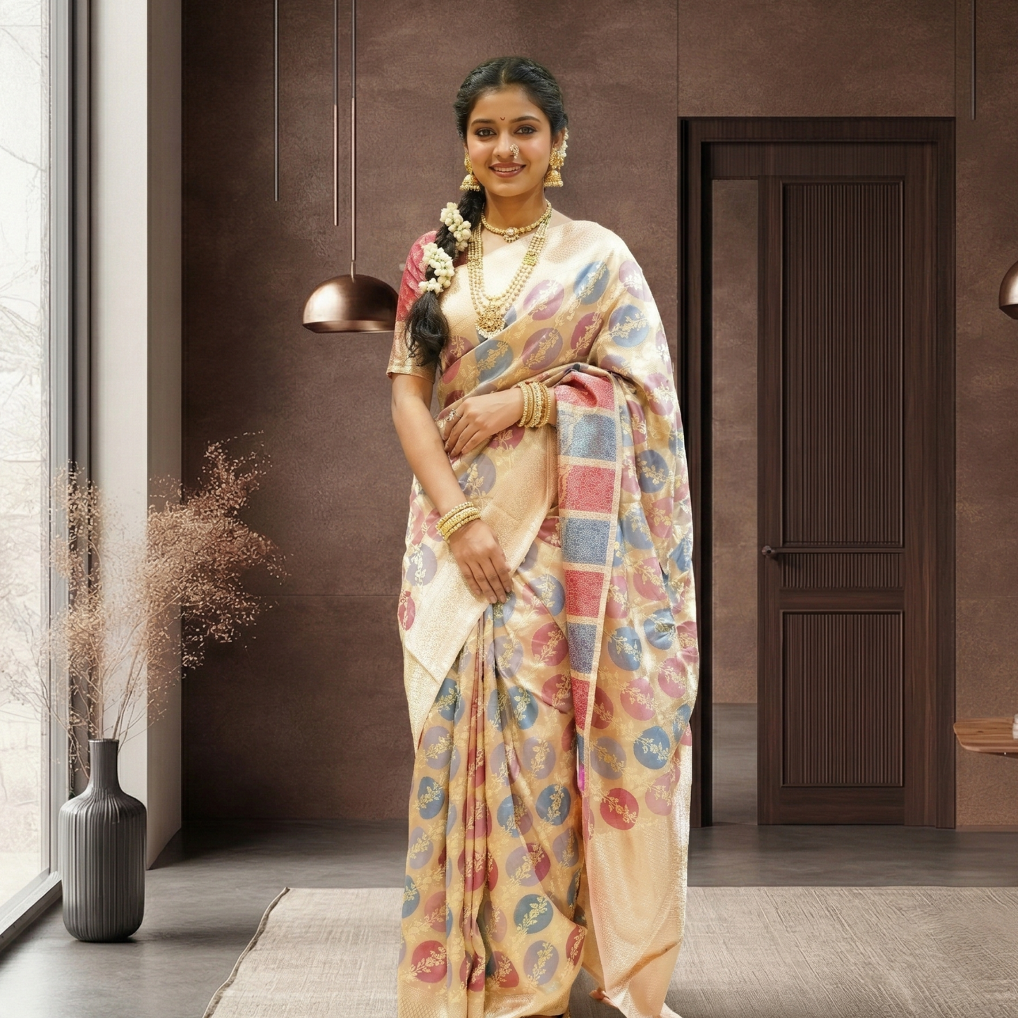 Light Pink Patola Saree
