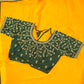 Yellow Designer Heavy Saree