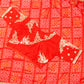Red Georgette Sequin Saree