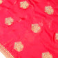 Pink Designer Gold Saree