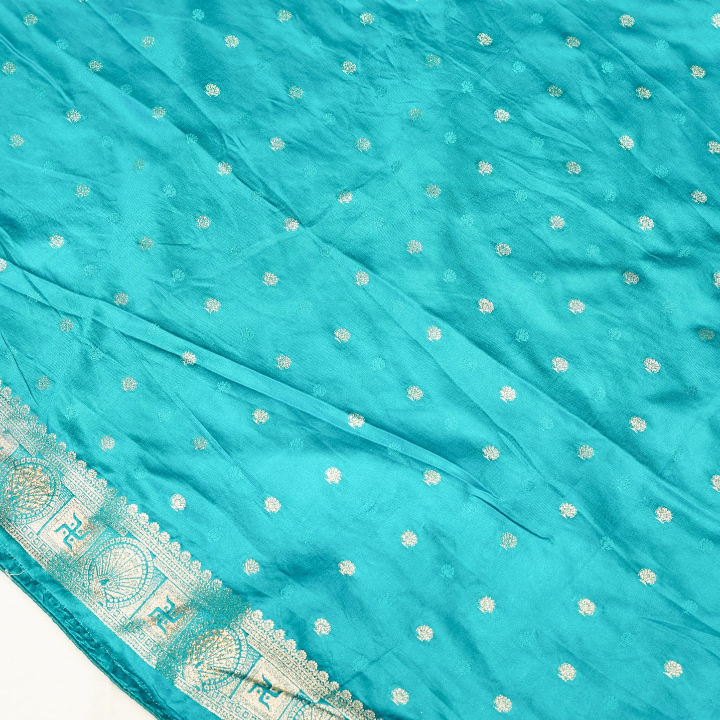 Blue Banarasi Silk Saree