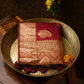 Maroon Semi Katan Silk Saree
