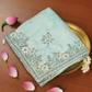 Mint Blue Glass Tissue Silk Saree