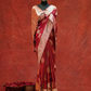 Maroon Semi Katan Silk Saree