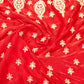 Maroon Red Zari Saree