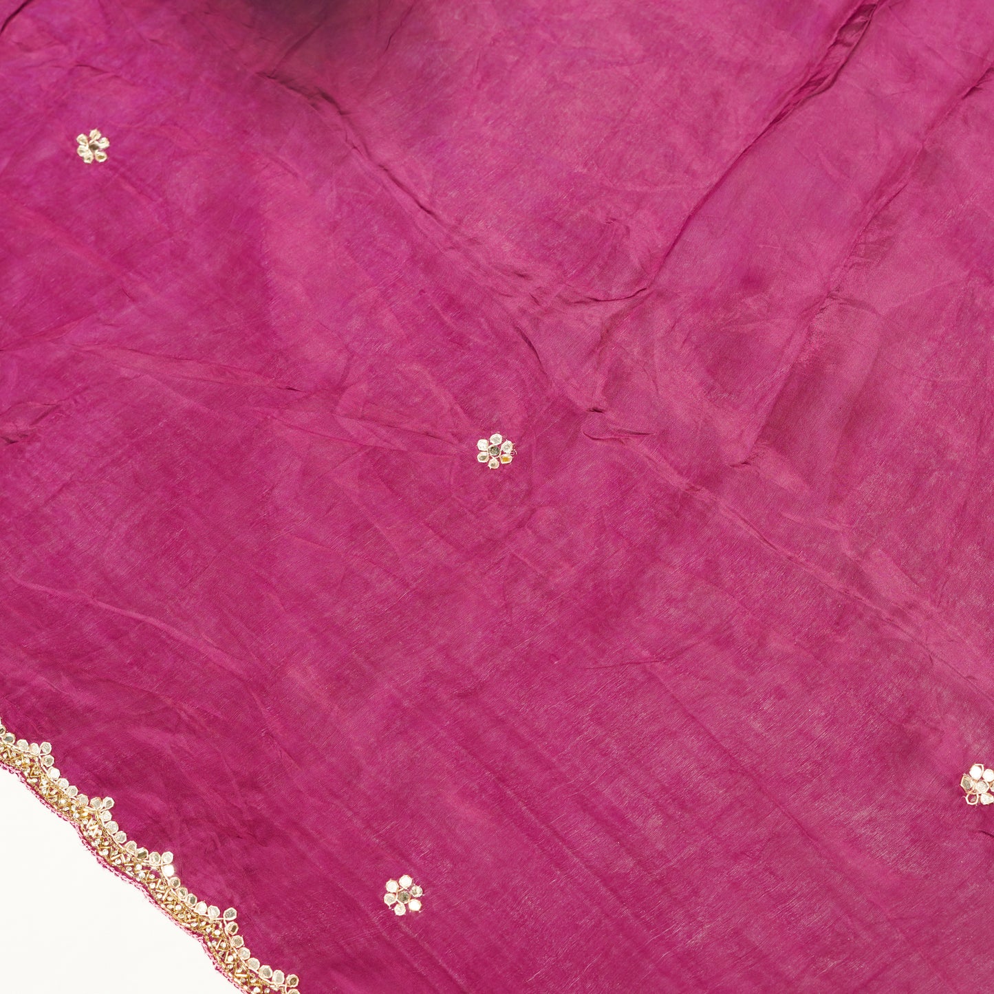 Brinjal Purple Mirror Saree