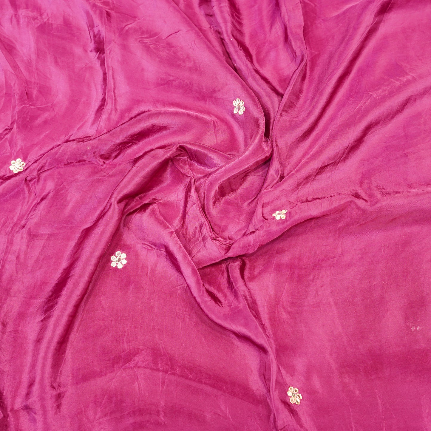 Brinjal Purple Mirror Saree