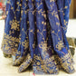Dark Navy Blue Saree