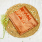 Khaddi Silk Rust Orange Banarasi Saree
