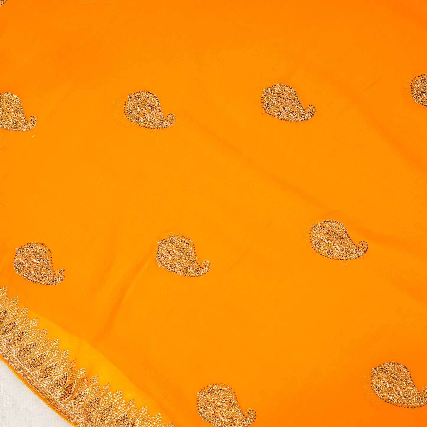 Mustard Yellow Saree