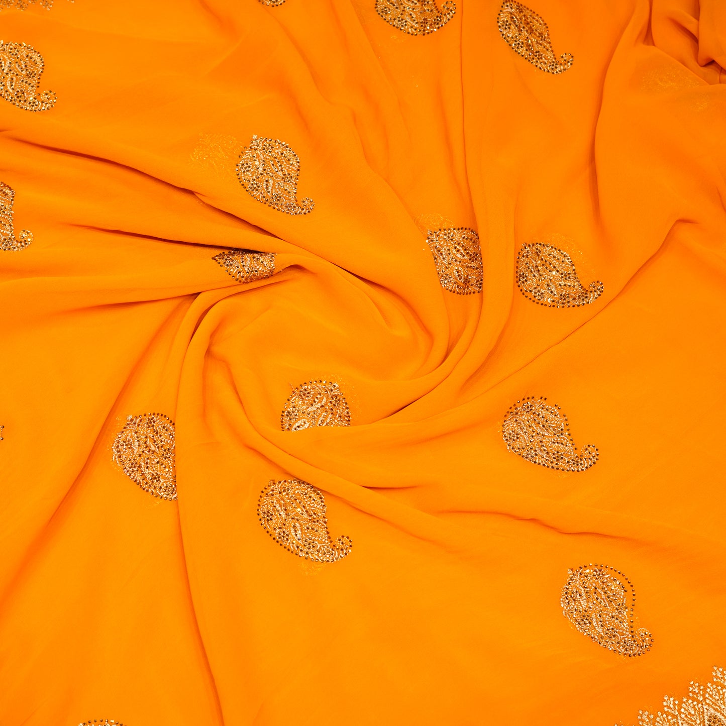 Mustard Yellow Saree