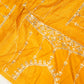Mustard Yellow Bandhani Saree
