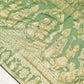 Mint Green Gold Saree