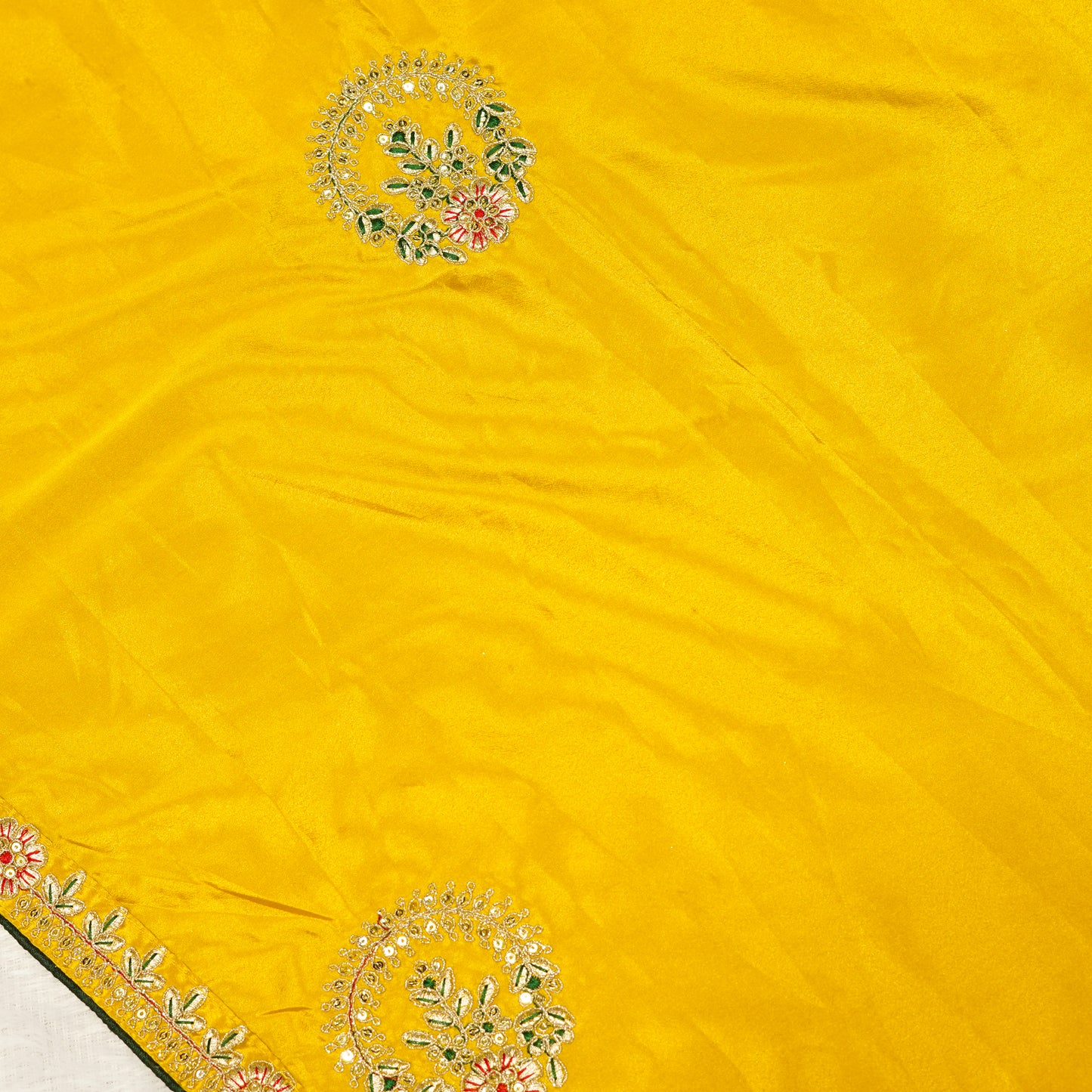Mustard Yellow Saree