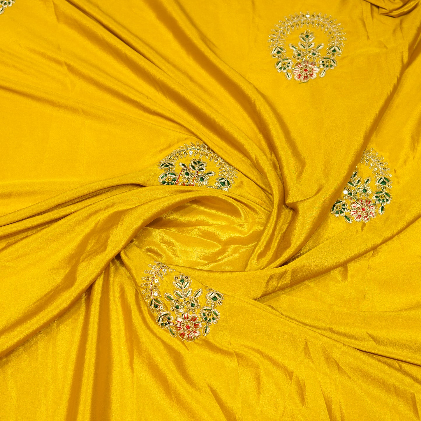 Mustard Yellow Saree