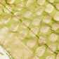 Pista Green Saree