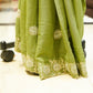Pista Green Designer Saree