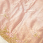Onion Pink Wrinkle Tissue Silk Saree