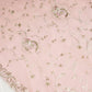 Pink chiffon Saree with silver embroidery work
