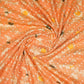 Peach Silver Zari Banarasi Saree