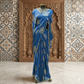 Navy Blue Bandhej Saree