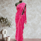 Pink Georgette Bandhani Saree
