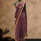 Dark Purple Designer Saree