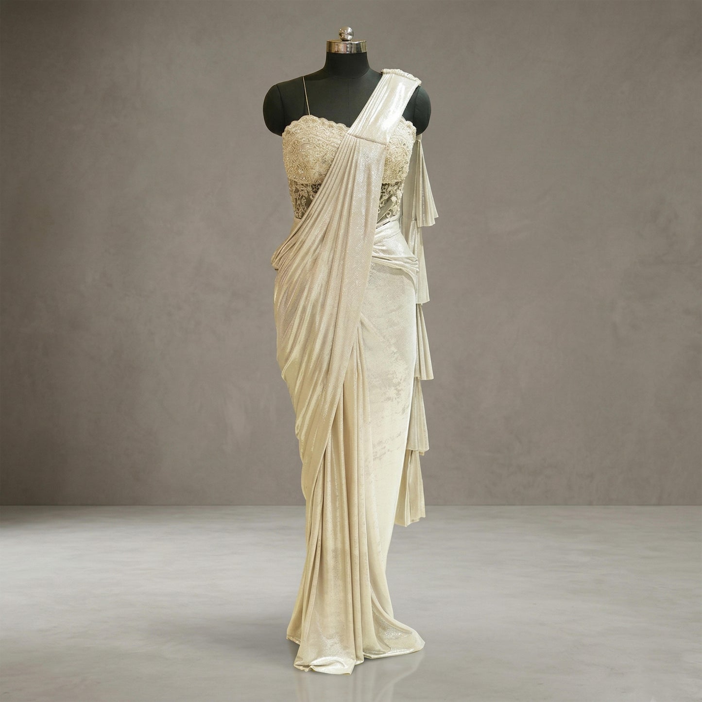 Champagne Gold Saree