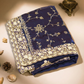 Dark Navy Blue Saree