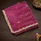 Brinjal Purple Mirror Saree
